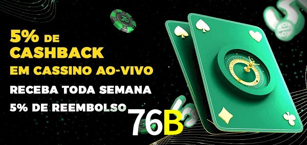 Promoções do cassino ao Vivo 76B